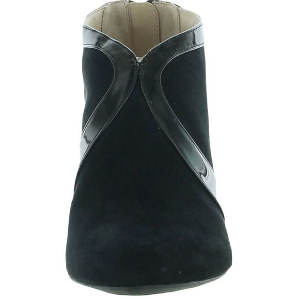 New Lifestride Women's Glamour Booties Black booties Slip-on Round toe Size 10 - Picture 2 of 4